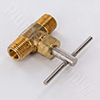 Example of a mips x mips brass needle valve