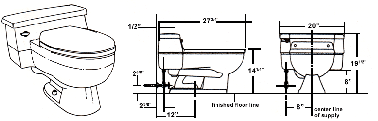 Case 4100-A Toilet