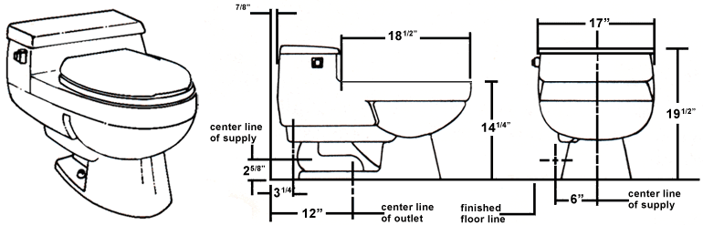6022 Case Toilet