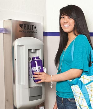 an image of the Brita Hydration Station bottle filling station