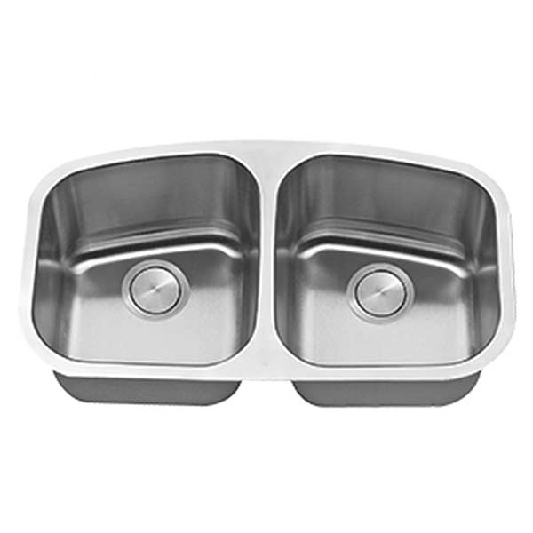 C Tech Imperial Line Lusitania Undermount Double Bowl Sink