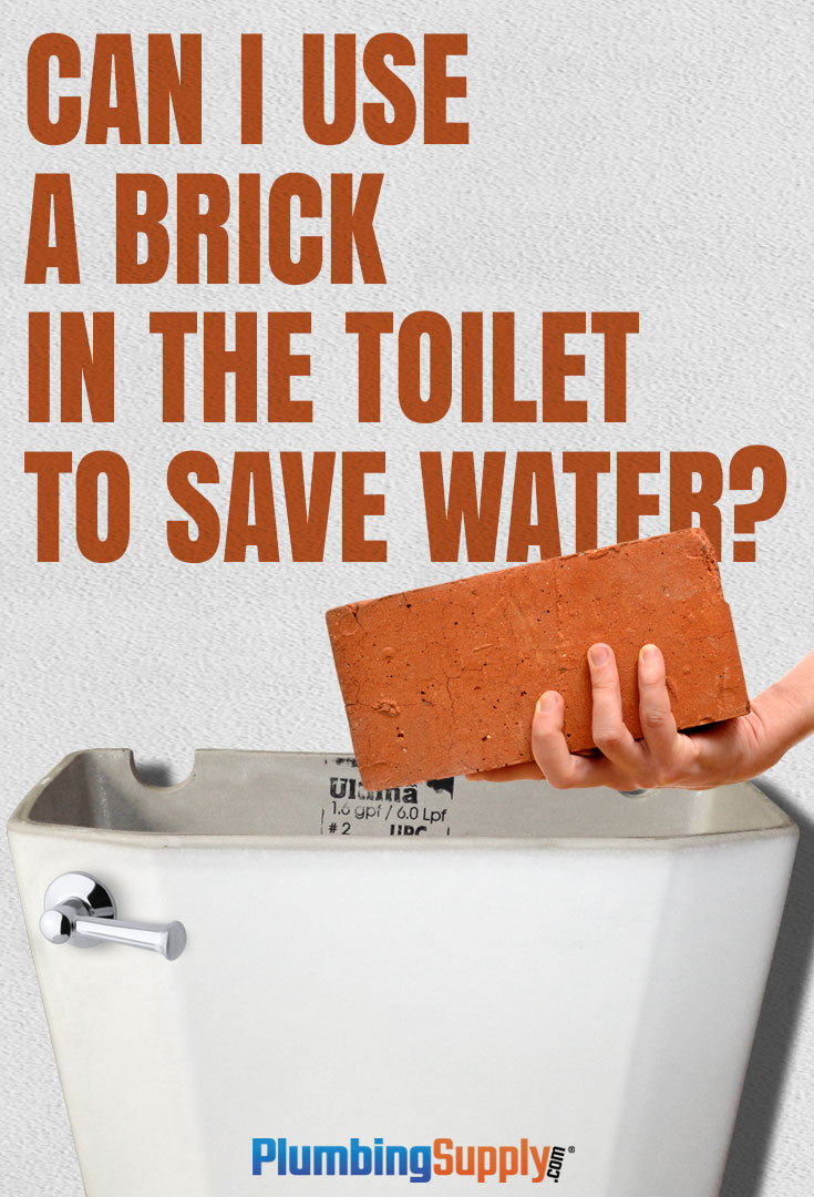 You may have heard you can place a brick in your toilet tank to save water - but is this really a good idea?