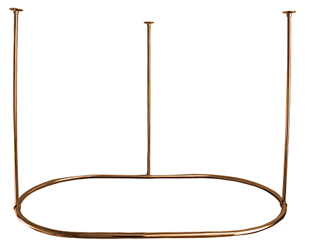Shower Curtain Rods In Many Sizes Shapes And Finishes