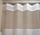 Shower Curtain Rods in many sizes, shapes, and finishes - Straight Shower Curtain Track ...