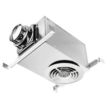 Recessed exhaust fan