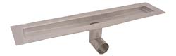 zeroEDGE channel drain with side outlet