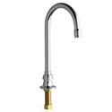 Chicago gooseneck single hole foot pedal faucets