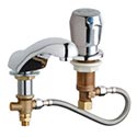 Chicago centerset separate handle metering faucets