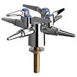 Four Valve Turret Faucet