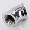 Chrome 45° Elbow