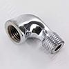 Chrome 90° Street Elbow
