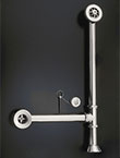 Old fashioned look clawfoot tub drain
