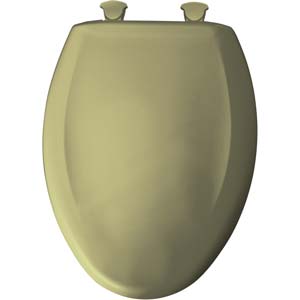 Bemis elongated toilet seat - Avocado
