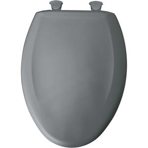 Bemis elongated toilet seat - Classic Grey