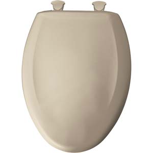 Bemis elongated toilet seat - Creme