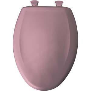 Bemis elongated toilet seat - Dusty Rose