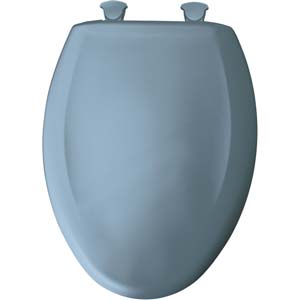 Bemis elongated toilet seat - Glacier Blue
