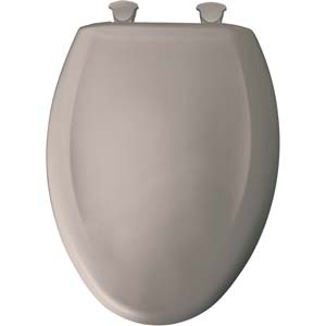 Bemis elongated toilet seat - Light Mink