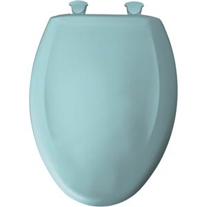 Bemis elongated toilet seat - Light Turquoise