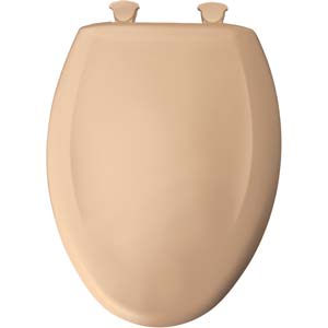 Bemis elongated toilet seat - Peach Bisque