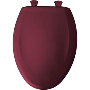 Bemis elongated toilet seat - Ruby