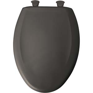 Bemis elongated toilet seat - Thunder Grey