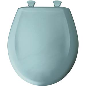 Bemis round toilet seat - Blue