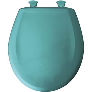 Bemis round toilet seat - Classic Turquoise