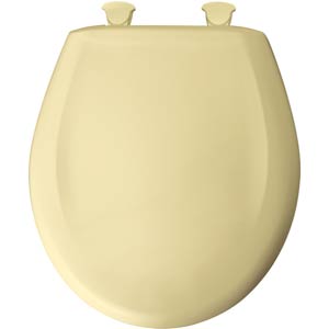 Bemis round toilet seat - Creamy Yellow