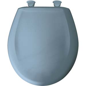 Bemis round toilet seat - Glacier Blue