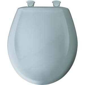 Mansfield Wood White Round Soft Close Toilet Seat