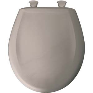 Bemis round toilet seat - Light Mink