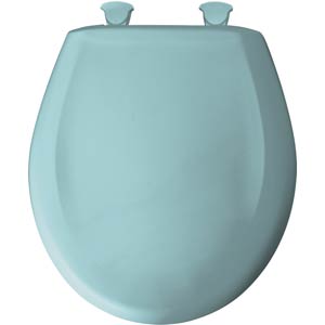 Bemis round toilet seat - Light Turquoise
