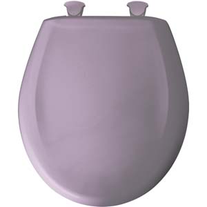 purple toilet seat