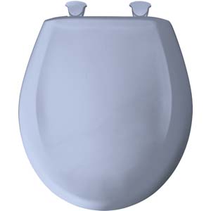 Bemis round toilet seat - Oxford Blue