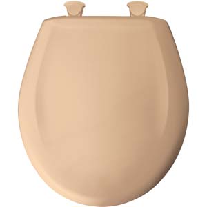 Bemis round toilet seat - Peach Bisque