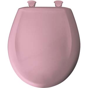 Bemis round toilet seat - Pink Champagne