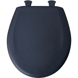 Bemis round toilet seat - Rhapsody Blue