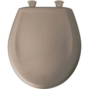Bemis round toilet seat - Spice Mocha