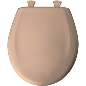 Bemis round toilet seat - Suez Tan