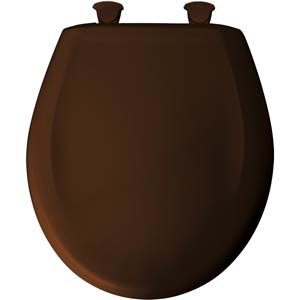 Bemis round toilet seat - Swiss Chocolate