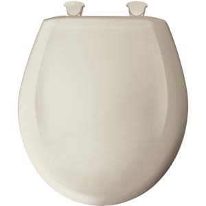 Bemis round toilet seat - Warm White