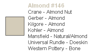 Almond Color Chart