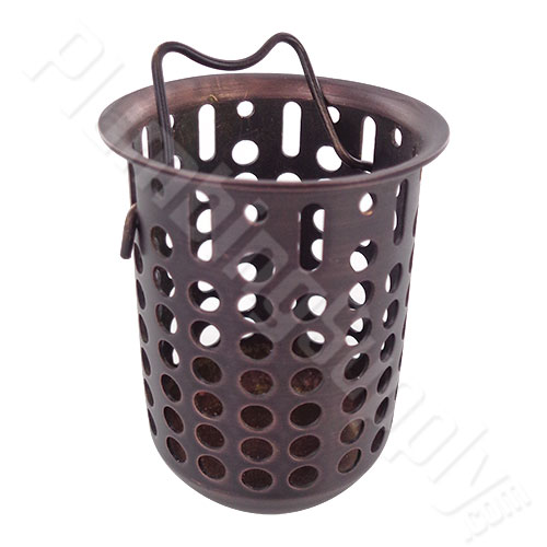 Deluxe basket strainers for kitchen and bar sinks