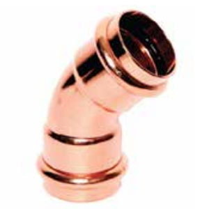 Copper Press 45 degree Elbow