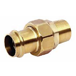 Male Brass Press Union (Press x MPT)
