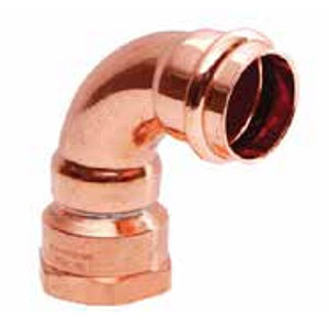 Copper Press Female 90° Elbow (Press x FPT)