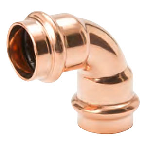 Copper Press Short Radius 90 Degree Elbow (Press x Press)