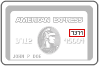American Express card example