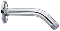 6 inch shower arm, shown in Chrome